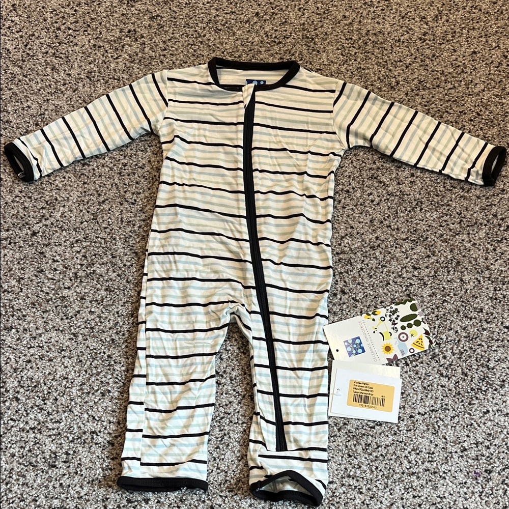 NWT Kickee pants zippered coverall 3-6m